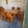 Cherry table and 6 chairs Image 2