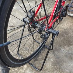 For 20-26" Wheels U-Shaped Bicycle Bike Metal Parking Stand Repair Maintenance Adjustable Portable Foldable Rack Frame
