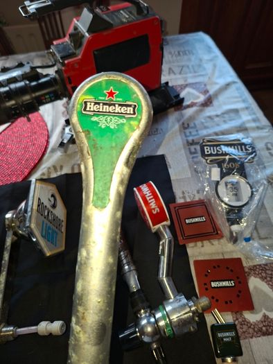 Old Pub Lot 5 Pullers and 8 other Items 13 Piece Lot Sold as a lot., Postage Available or Collection