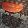 mahogany half moon table Image 2