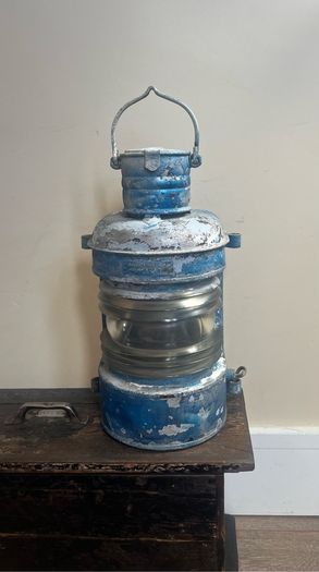 Antique Ouvard & Villars Ships Lamp
