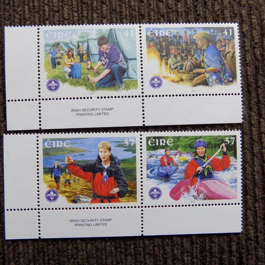Irish Scouting 2002.Stamp Set.75th Anniversary.MNH.