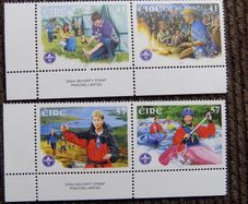 Irish Scouting 2002.Stamp Set.75th Anniversary.MNH.