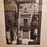 Extremadura Spain Woodblock Print by  Juan Castells Signed Image 2