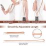 Adjustable Stainless Steel Spacer Phone Lanyard, Crossbody/Neck Strap, Durable Anti-Loss Polyester Long Cord. Suitable for Daily Use, Travel, Outdoor Activities. A Durable and Sturdy Lanyard for Phones, Earphones, and ID Badges. Ideal as a Gift Image 9