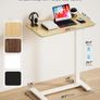 Adjustable Bedside Table with Swivel Hidden Wheels 70x40cm Image 2
