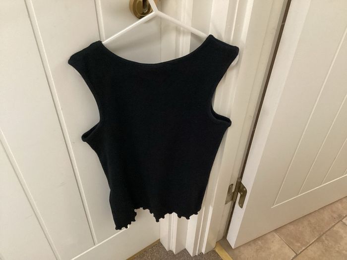 Black girls vest top age 9/10 BNWT