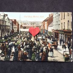 Ireland Postcard : Coal Quay Market , Cork - 1900s