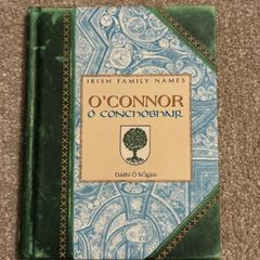 Unread vintage Irish Family Names: O'Connor book