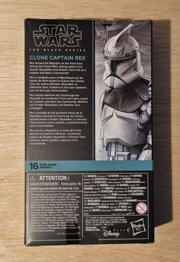 Star Wars Clone Captain Rex 6" Scale Black Series New & Unopened