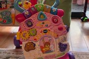 Pink VTech Baby Walker &amp; Interactive Activity Centre