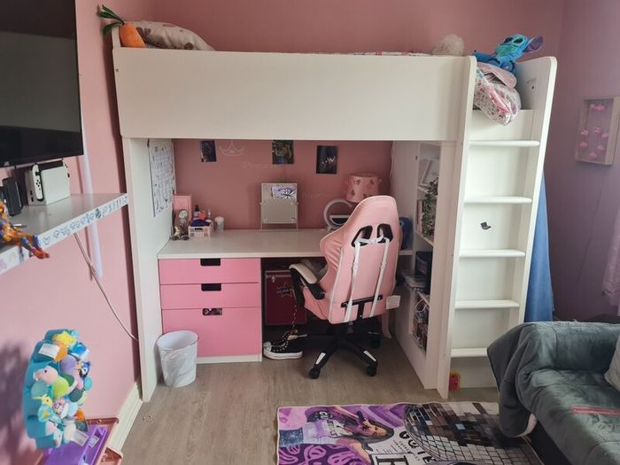 Loft Bed with Desk
