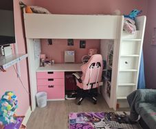 Loft Bed with Desk