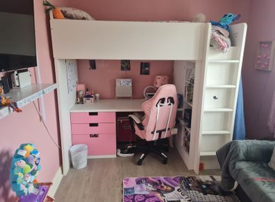 Loft Bed with Desk