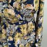 dress bnwt wrap dress ichi brand size small navy patterned 10/12 Image 5