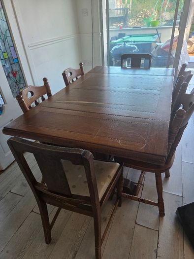 Table and chairs