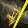Vintage Full Brass Knight in Full Armor, holding a Poleaxe or Halberd in one hand and a Shield bearing a cross emblem in the other, Postage Available or Collection, Image 7