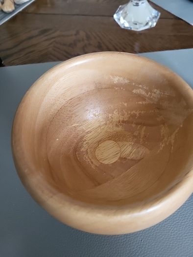 Pestle and mortar wooden