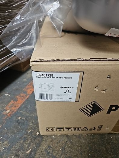 pyramis undermount sink, new