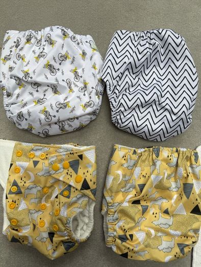 Baba+Boo Pocket Cloth Nappies 5 10 Bamboo Inserts