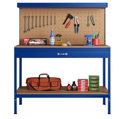 Steel Garage Work Bench Tool Box Workbench Storage
