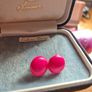 Vintage Pink Earrings Image 3