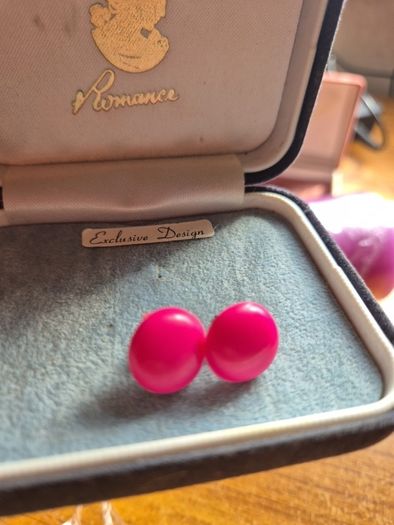Vintage Pink Earrings
