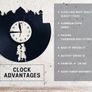 Beauty and The Beast Vinyl Clocks Image 6
