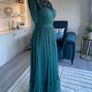 Brand New Beautiful Emerald Green Long Dress Size S UK 8 / EU 36 Image 6