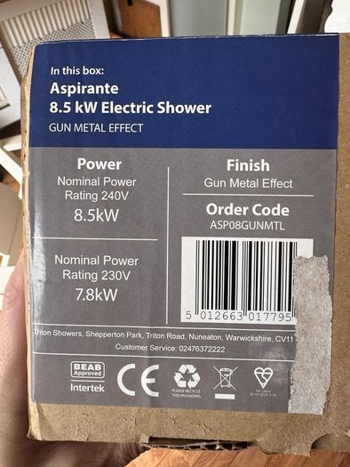 electric  shower