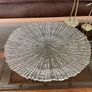Vintage Mid-Century Modern Bark or Rain Glass Pattern Platter Image 7