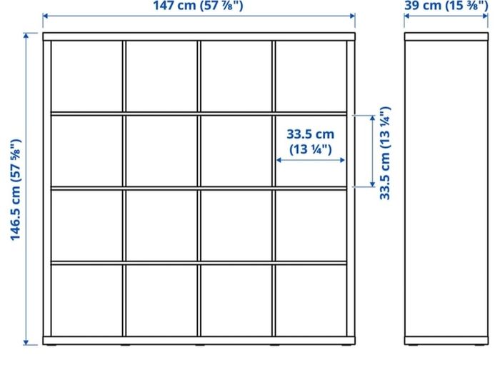 Ikea Kallax storage unit
