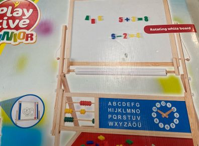 Child's Wooden Easel with Accessories