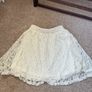 skirt size small Charlotte Russe cream lace skirt size 10 Image 8