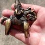 2 X Sokoto 19th Century Bronze Talisman Figures Image 7