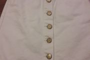 Miss Selfridge white denim skirt size uk4