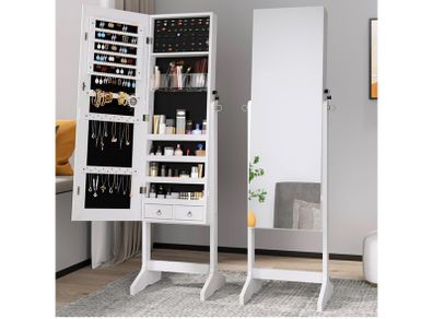 Free Stand Storage Mirror