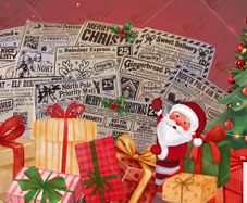 Personalised Christmas Parcel Stickers - 40 Pack