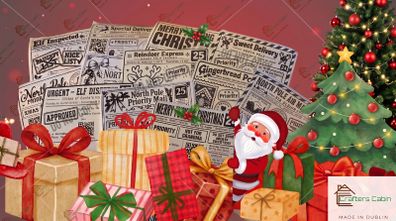Personalised Christmas Parcel Stickers - 40 Pack