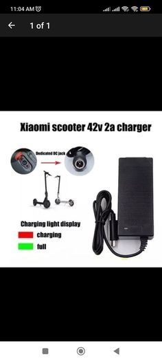 Xiaomi M365/PRO Ninebot ES1 ES2 Electric Scooter charger Adapter