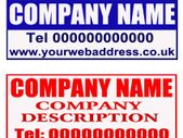 Magnetic Car Van Taxi Signs 2x 600mm X300mm