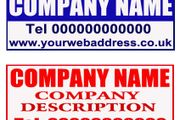 Magnetic Car Van Taxi Signs 2x 600mm X300mm