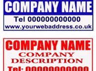 main image for ad Magnetic Car Van Taxi Signs 2x 600mm X300mm