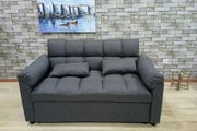 Pull Out Double Sofa Bed  2 Seater Fabric Sleeper