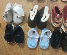 baby girl shoes gap, zara 6-12 months