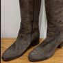 Le Pepe Women's Suede knee length boots 40 7 Image 5