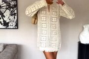 h&amp;m edition crochet dress