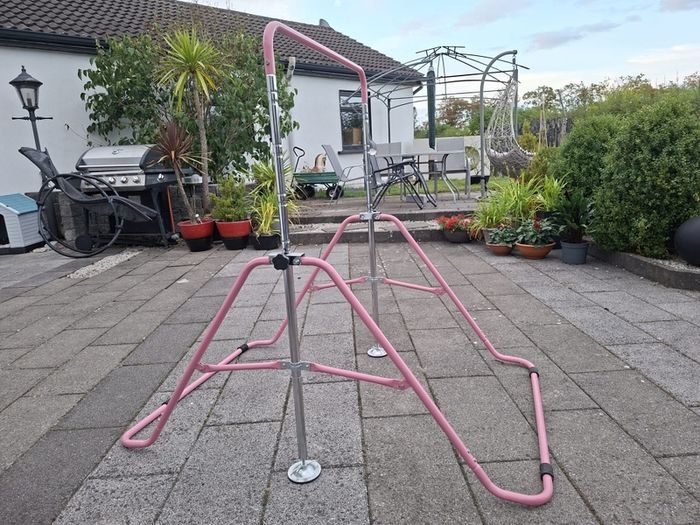 pink gymnastic Bars