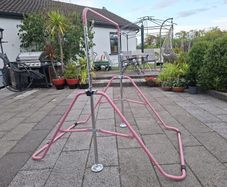 pink gymnastic Bars