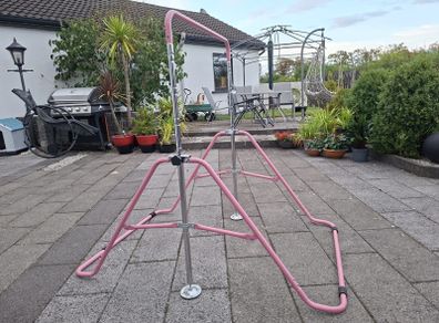 pink gymnastic Bars